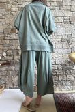 Hippie Shake Linen Blend Shirt Jacket Washed Khaki